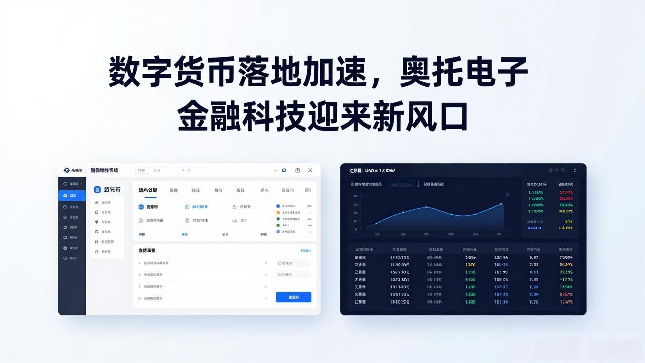 数字货币落地加速，奥拓电子金融科技迎来新风口