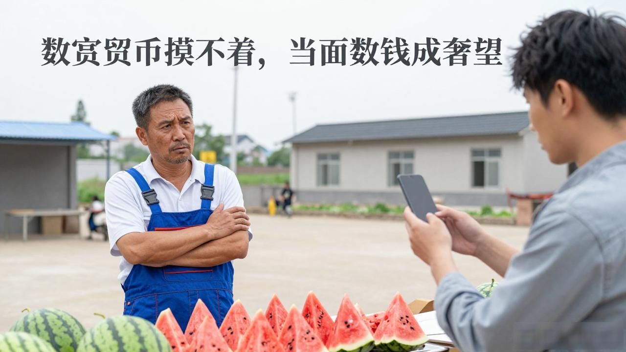 数字货币摸不着，当面数钱成奢望