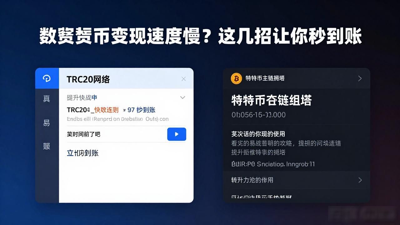 数字货币变现速度慢？这几招让你秒到账