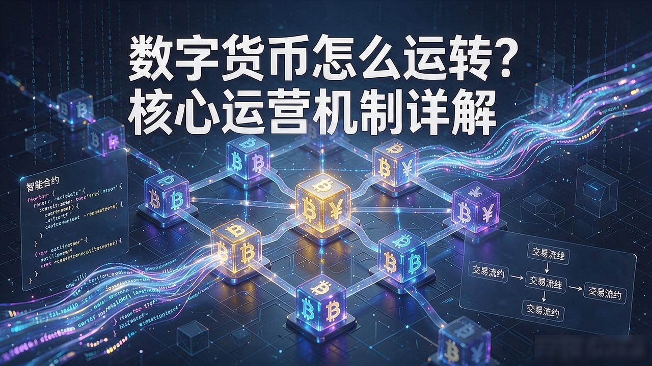 数字货币怎么运转？核心运营机制详解