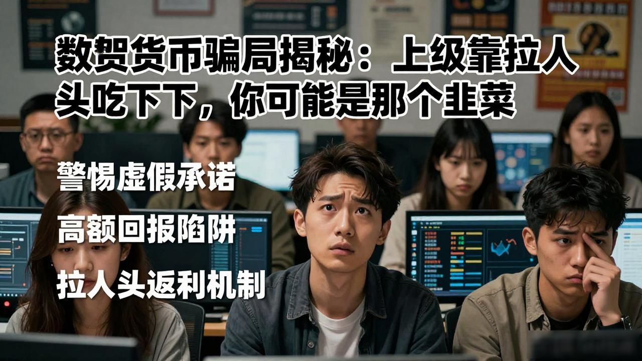 数字货币骗局揭秘：上级靠拉人头吃下级，你可能是那个韭菜