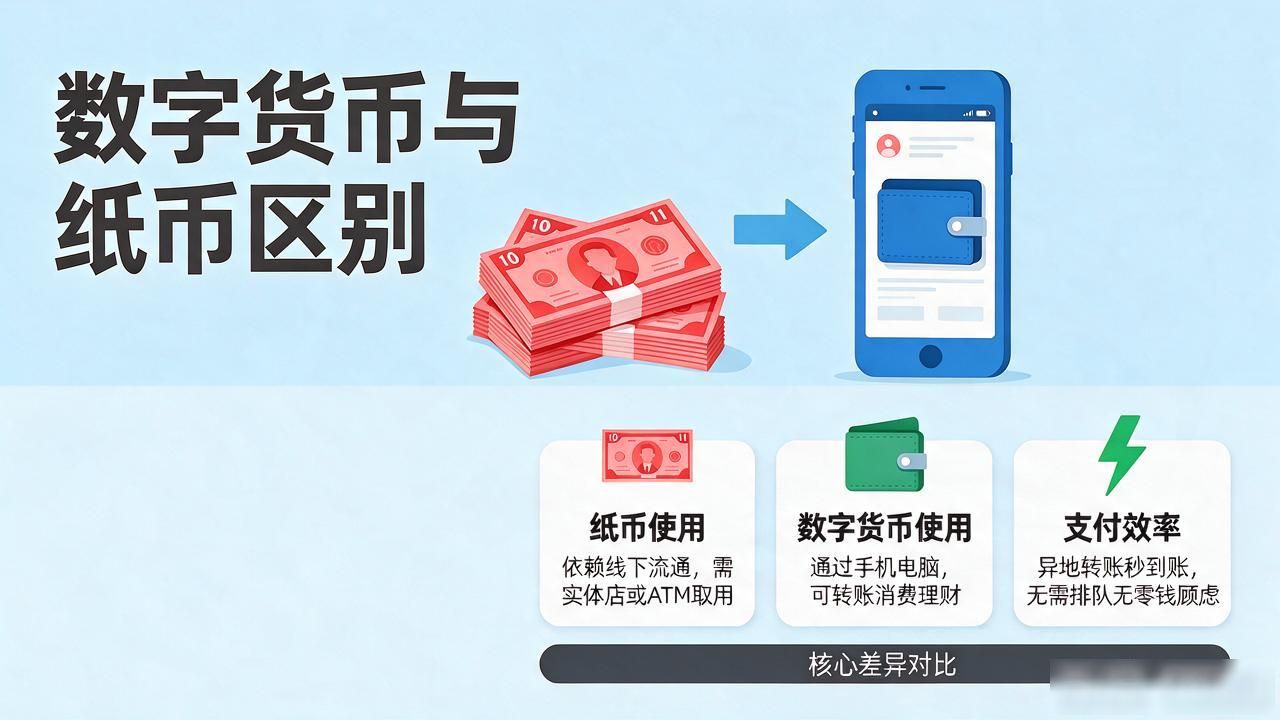 数字货币与纸币区别：看完这篇就够了