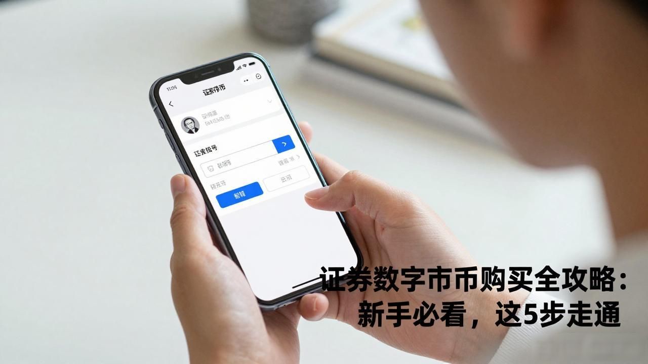 证券数字货币购买全攻略：新手必看，这5步走通