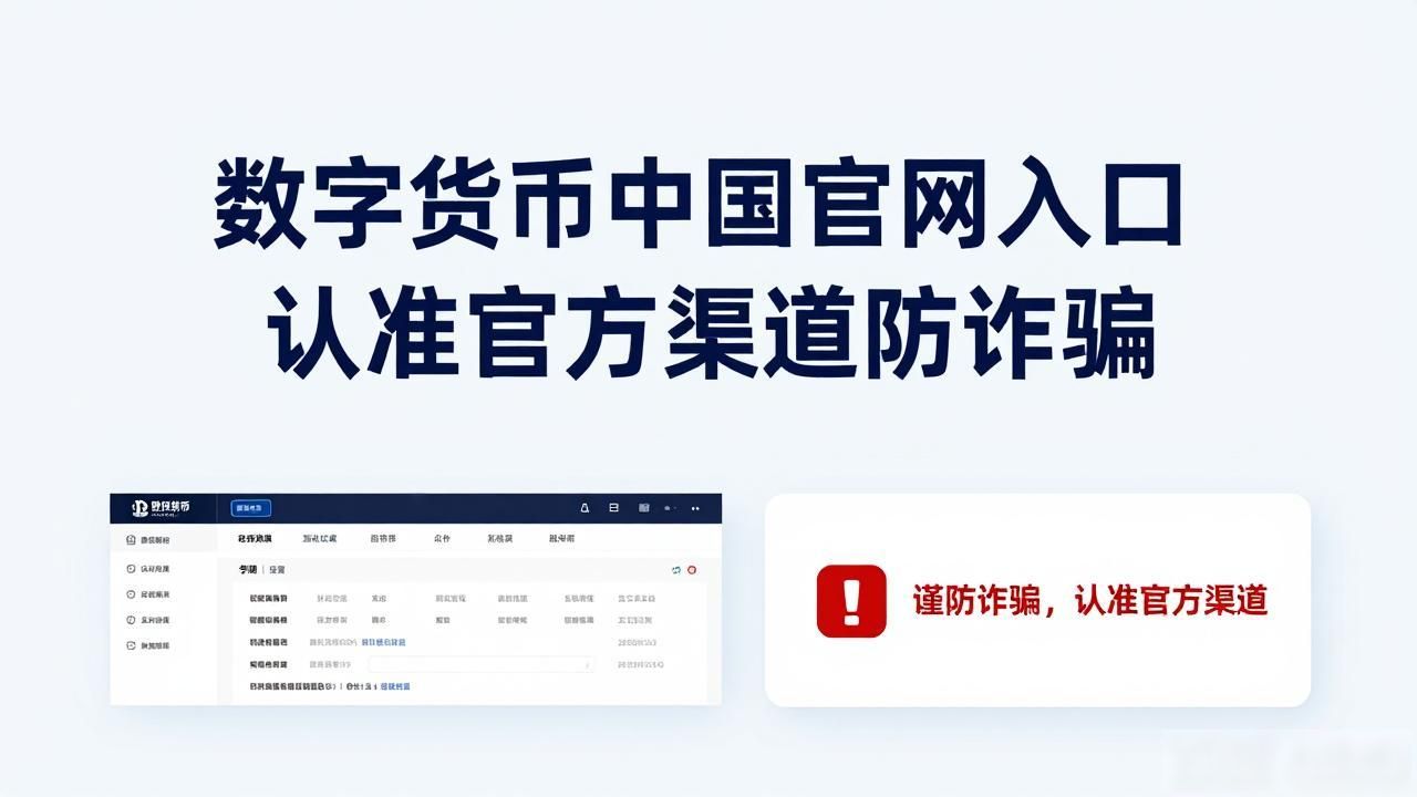 数字货币中国官网入口 认准官方渠道防诈骗