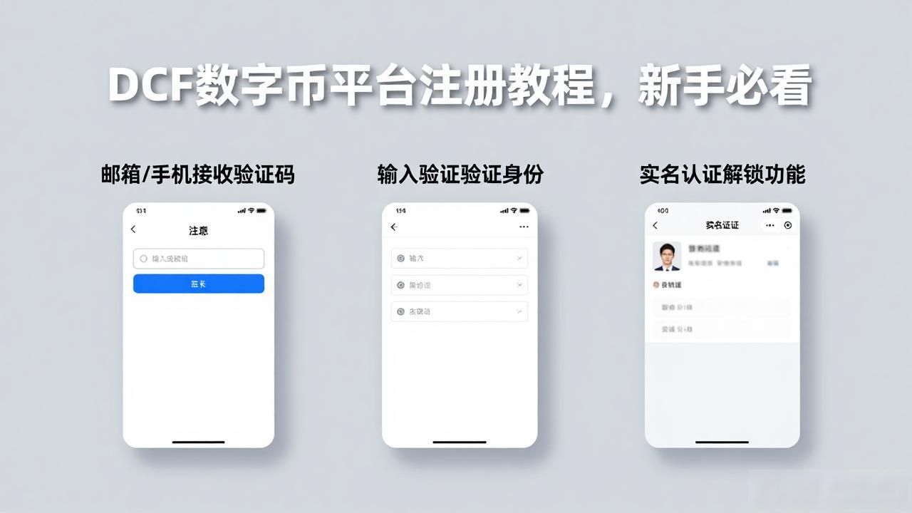 DCF数字货币平台注册教程，新手必看