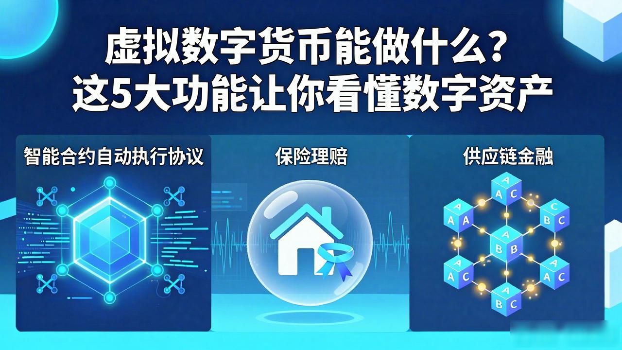 虚拟数字货币能做什么？这5大功能让你看懂数字资产