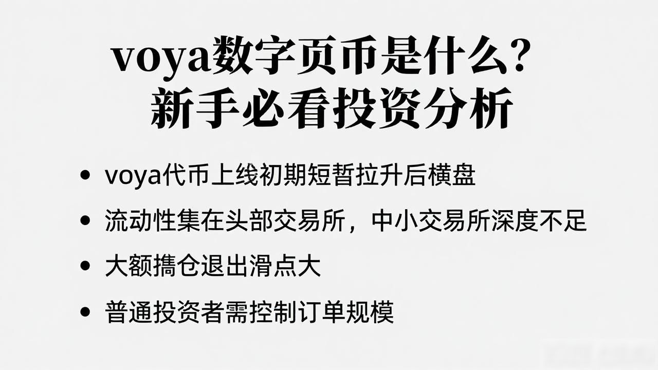 voya数字货币是什么？新手必看投资分析