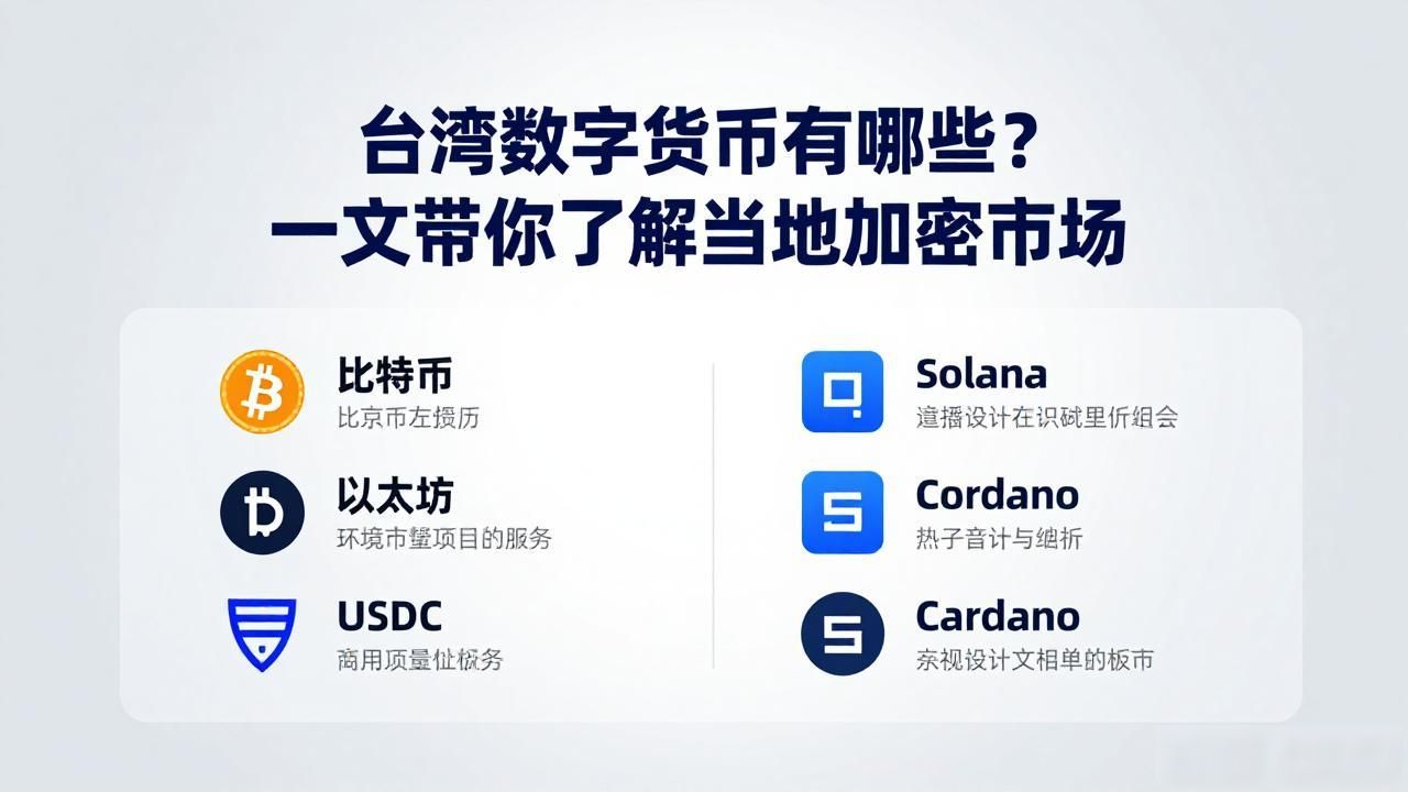 台湾数字货币有哪些？一文带你了解当地加密市场