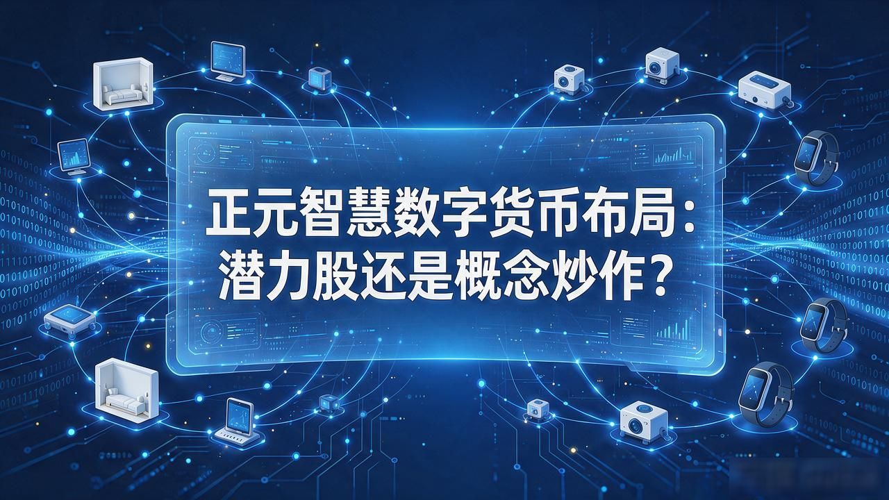 正元智慧数字货币布局：潜力股还是概念炒作？