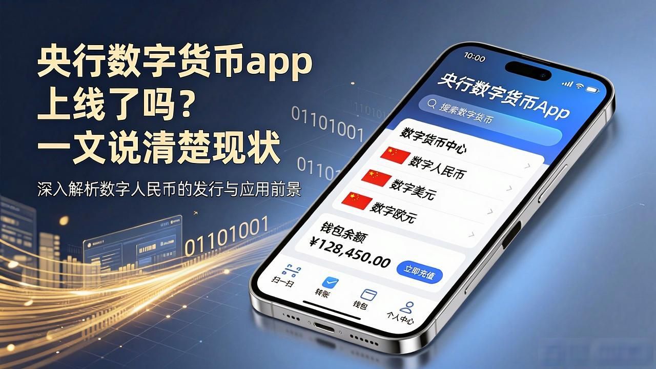 央行数字货币app上线了吗？一文说清楚现状