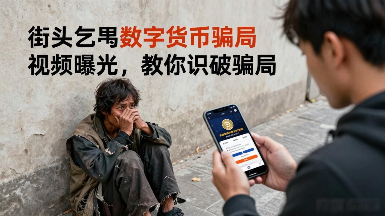 街头乞丐数字货币骗局视频曝光，教你识破骗局