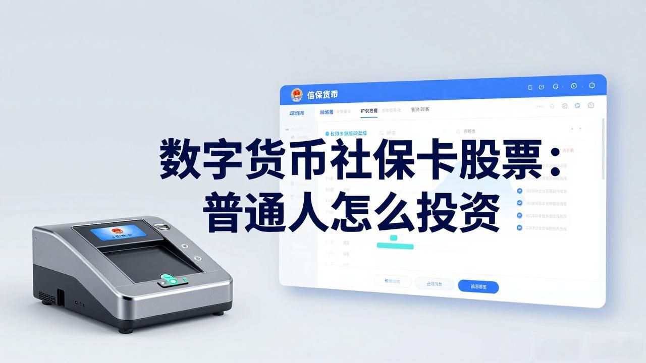数字货币社保卡股票：普通人怎么投资