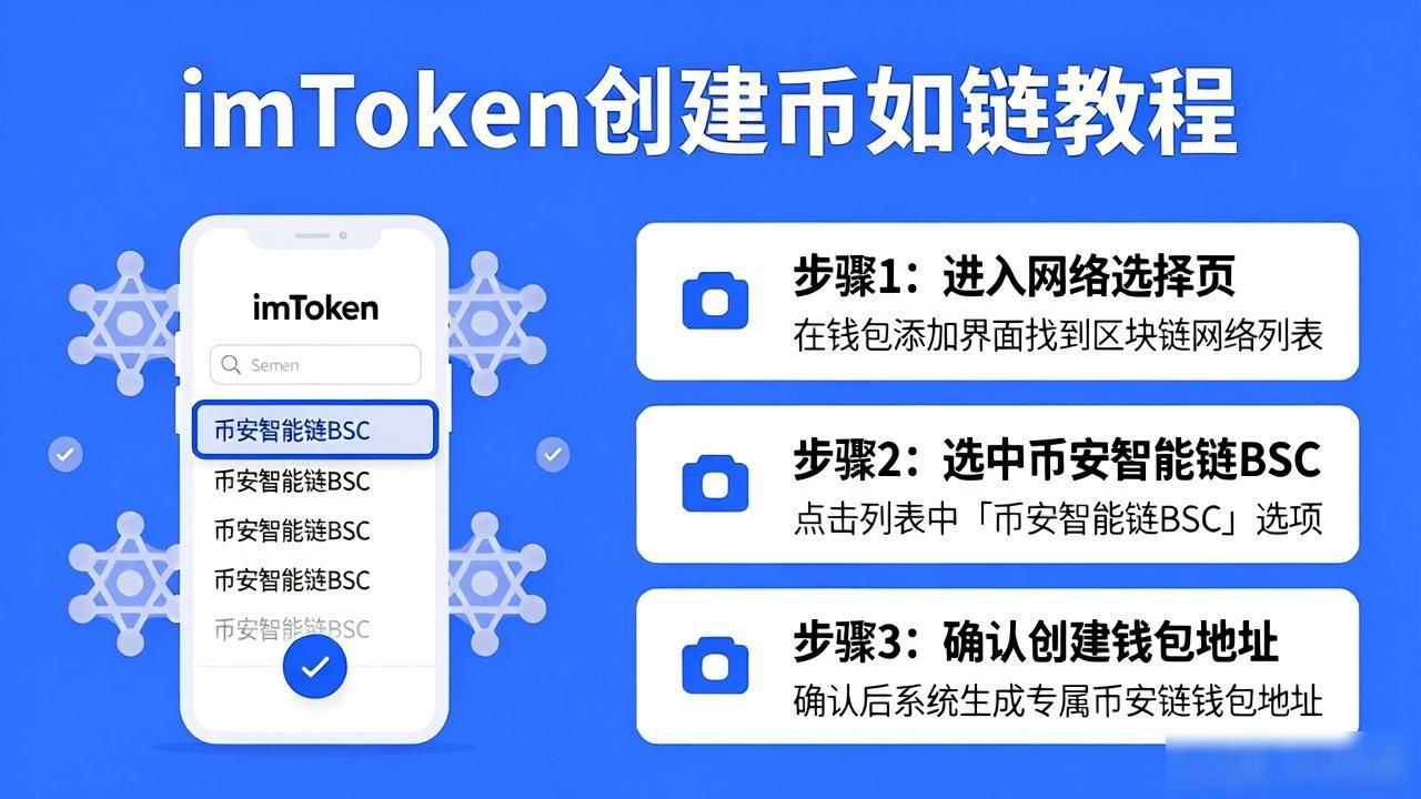 imtoken怎么创建币安链钱包 新手详细教程