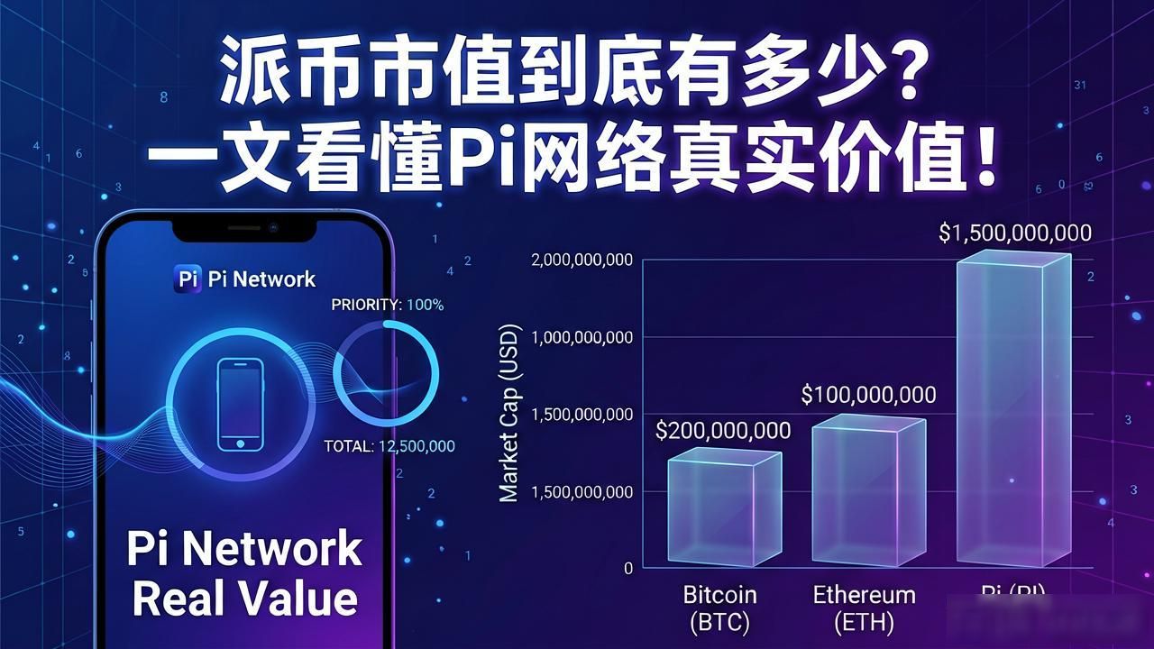 派币市值到底有多少？一文看懂Pi网络真实价值！