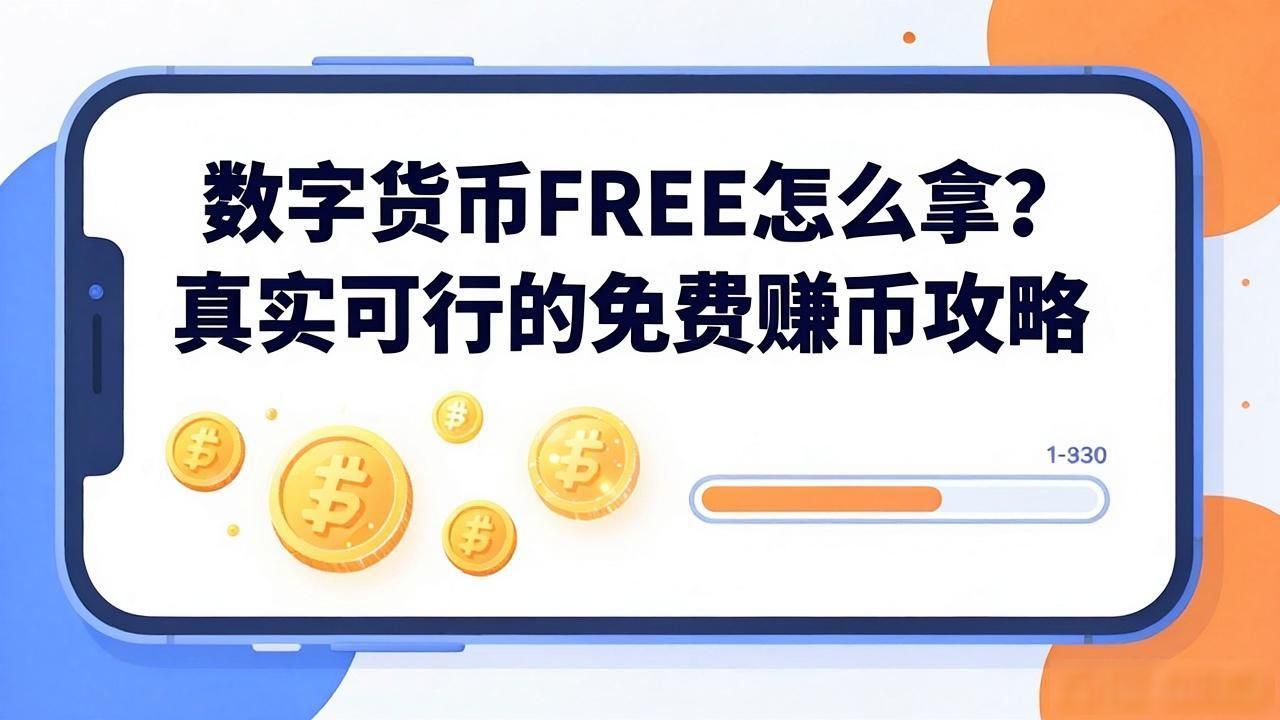 数字货币FREE怎么拿？真实可行的免费赚币攻略