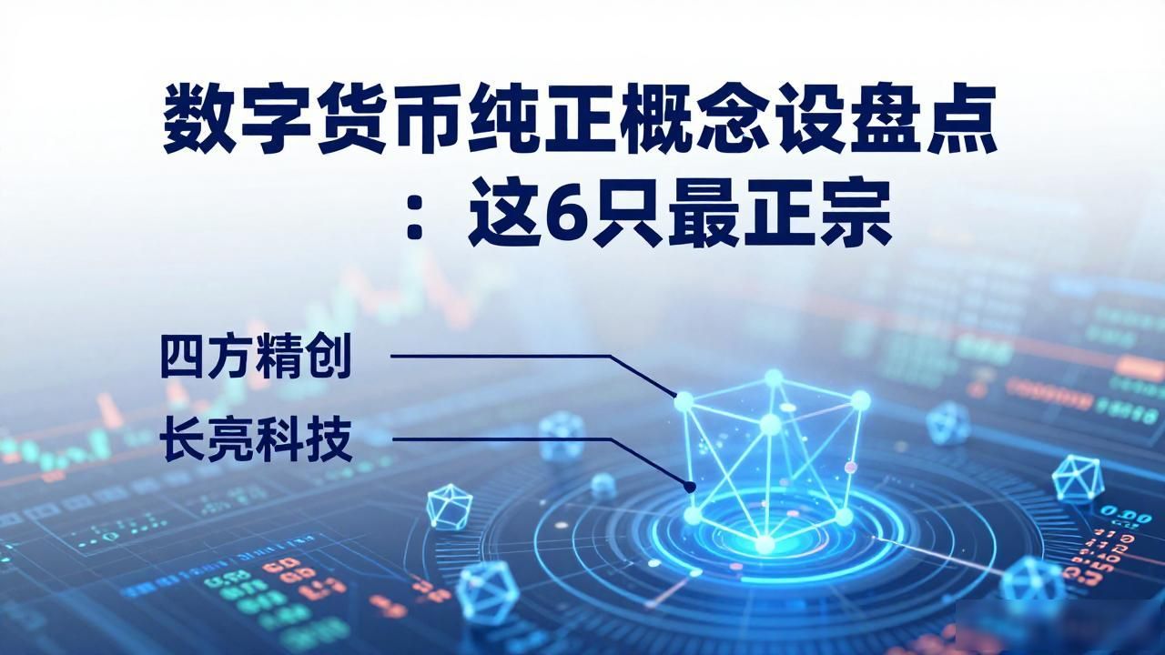数字货币产业链核心企业_数字货币上游基础设施企业_数字货币纯正概念股