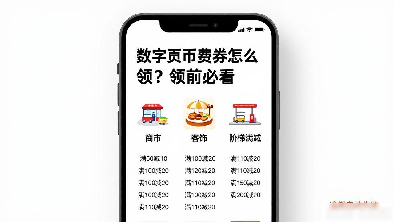 正规数字人民币消费券领取渠道_怎么弄数字货币消费券_数字货币消费券使用规则