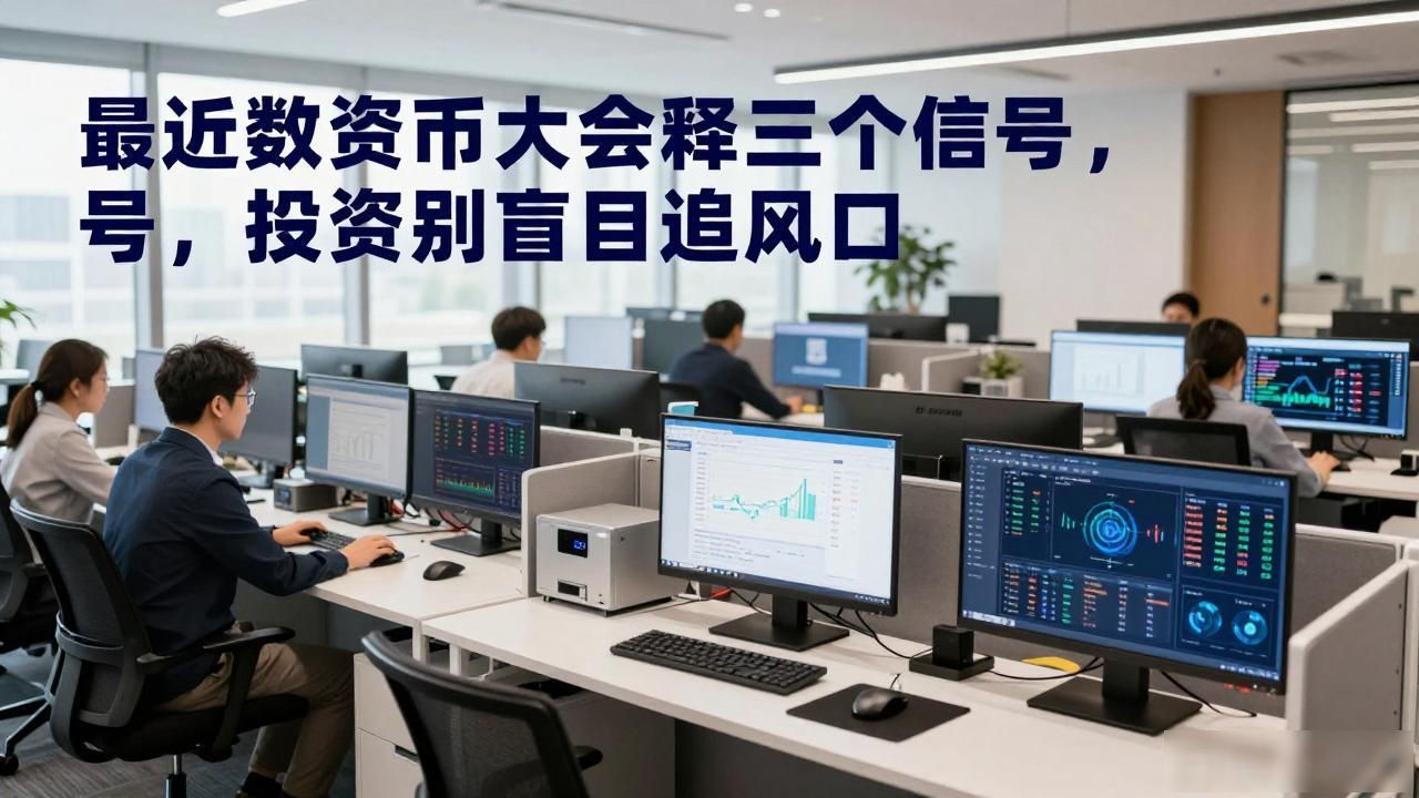 最近数字货币大会释放三个信号，投资者别盲目追风口