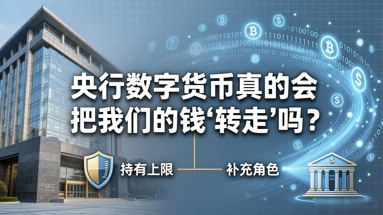 央行数字货币真的会把我们的钱"转走"吗？