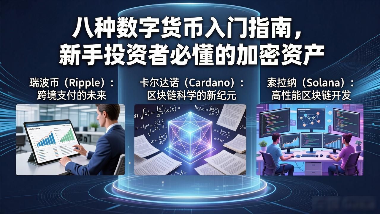 八种数字货币入门指南，新手投资者必懂的加密资产