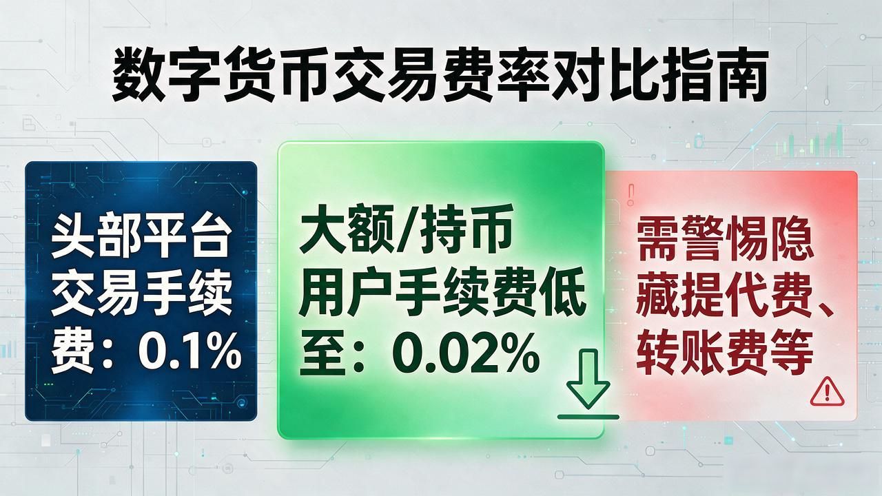 数字货币交易所怎么选？靠谱又省钱的平台推荐
