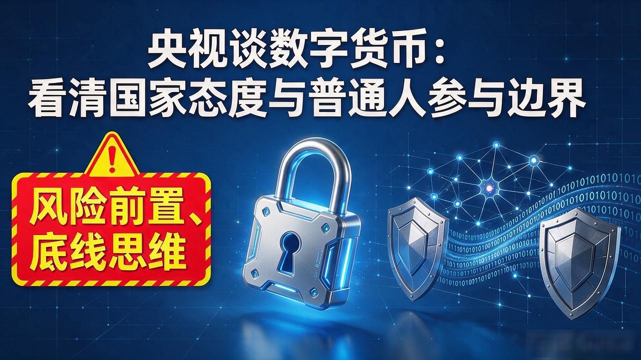 央视谈数字货币：看清国家态度与普通人参与边界
