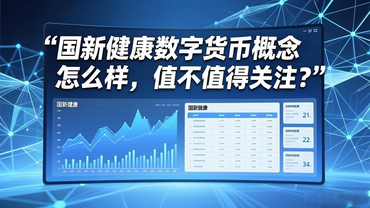 国新健康数字货币概念怎么样，值不值得关注？