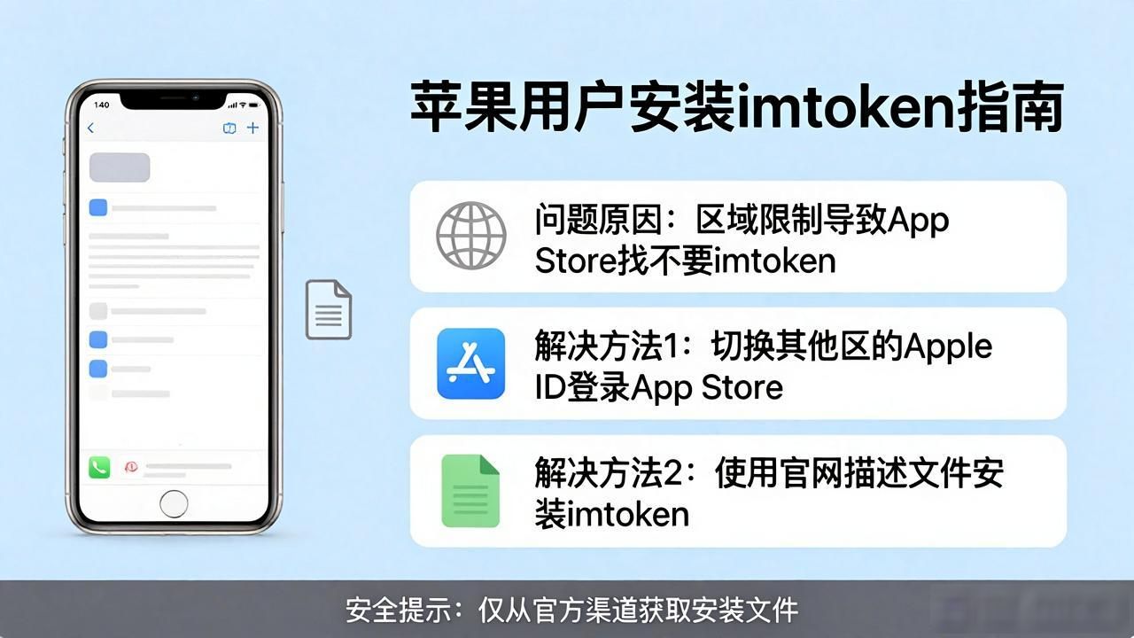 imtoken在App Store找不到？苹果用户看过来