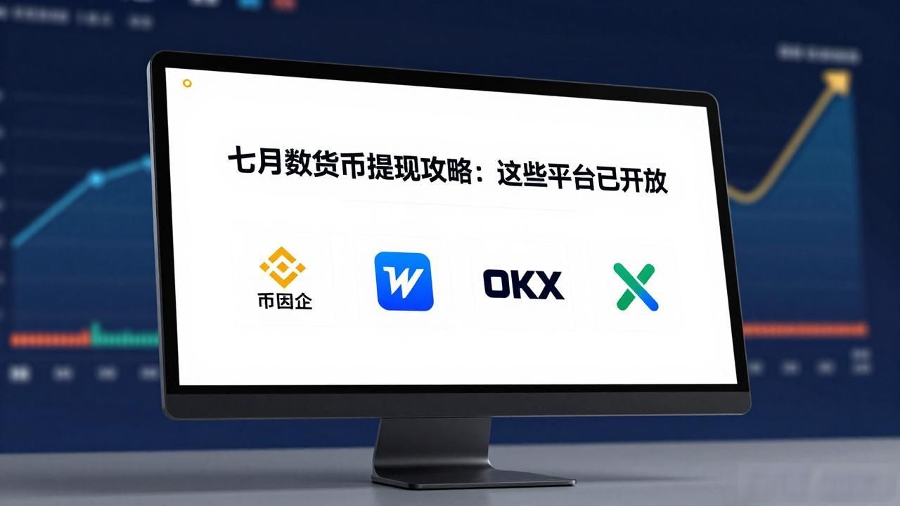 七月数字货币提现攻略 这些平台已开放