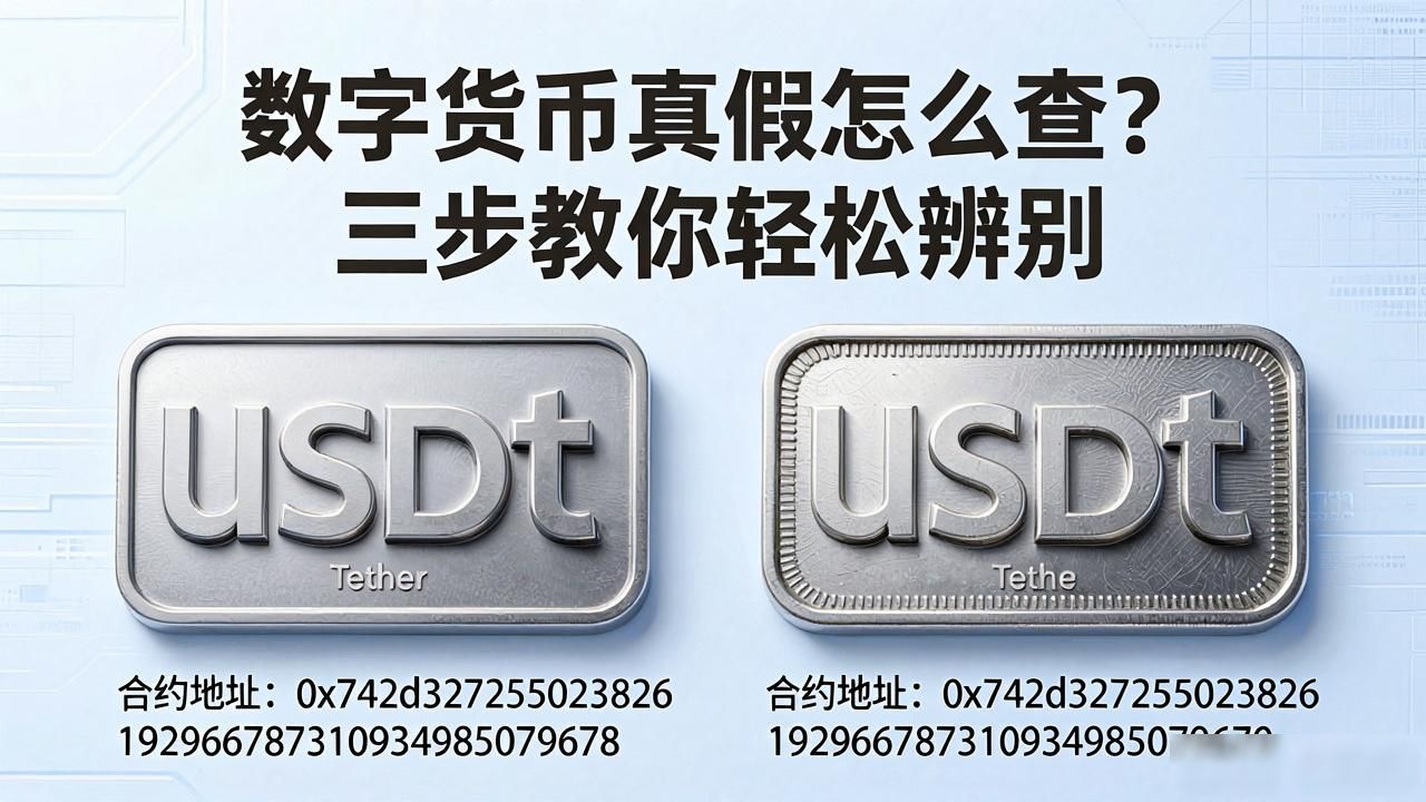 数字货币真假怎么查？三步教你轻松辨别