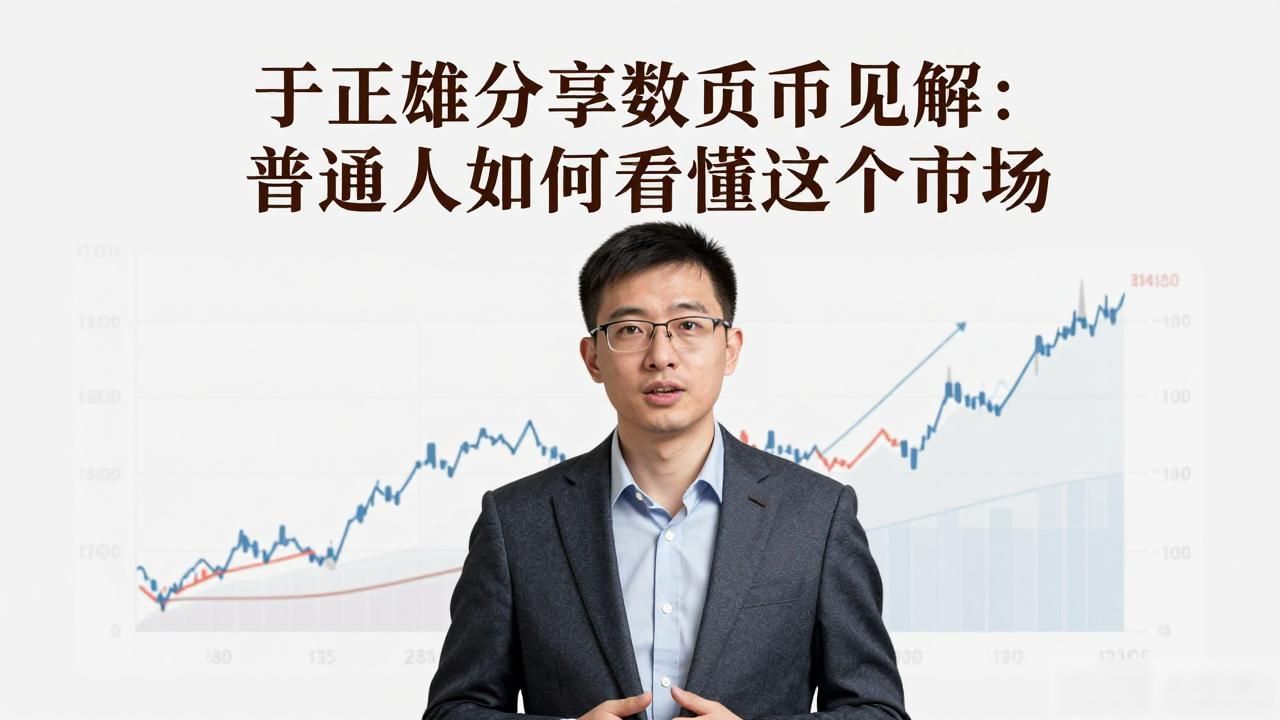 于正雄分享数字货币见解：普通人如何看懂这个市场