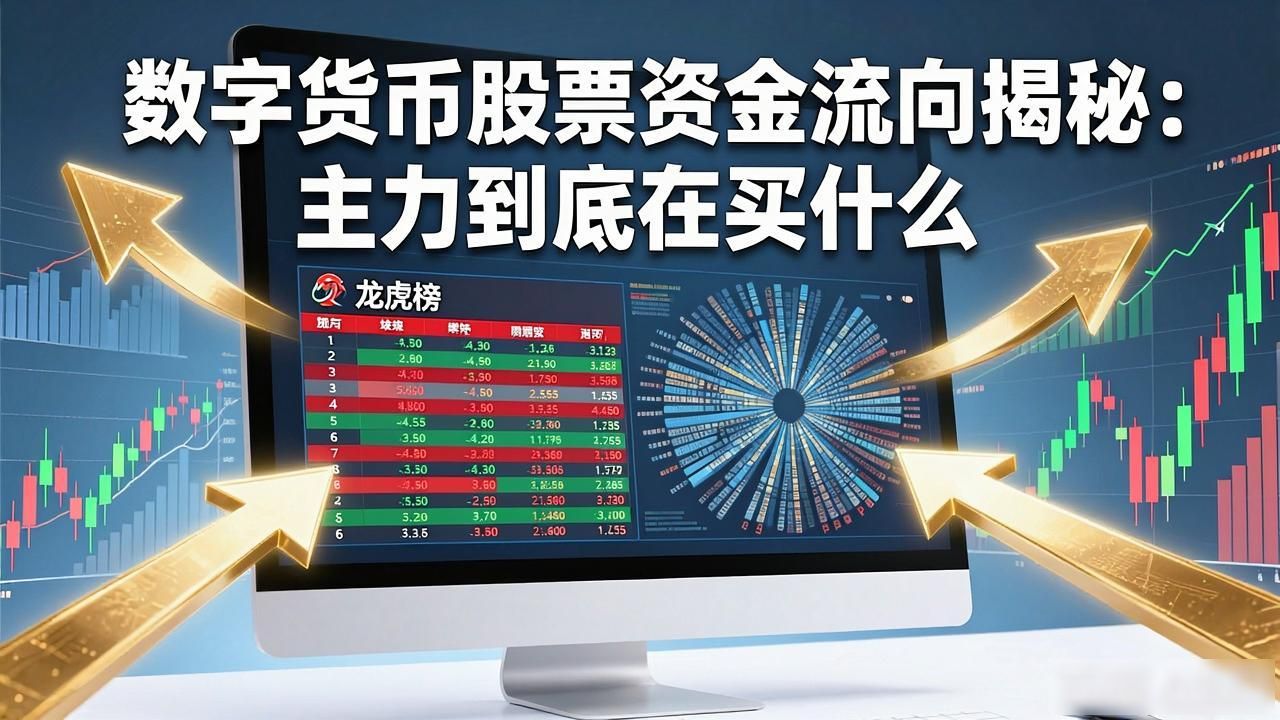 数字货币股票资金流向揭秘：主力到底在买什么