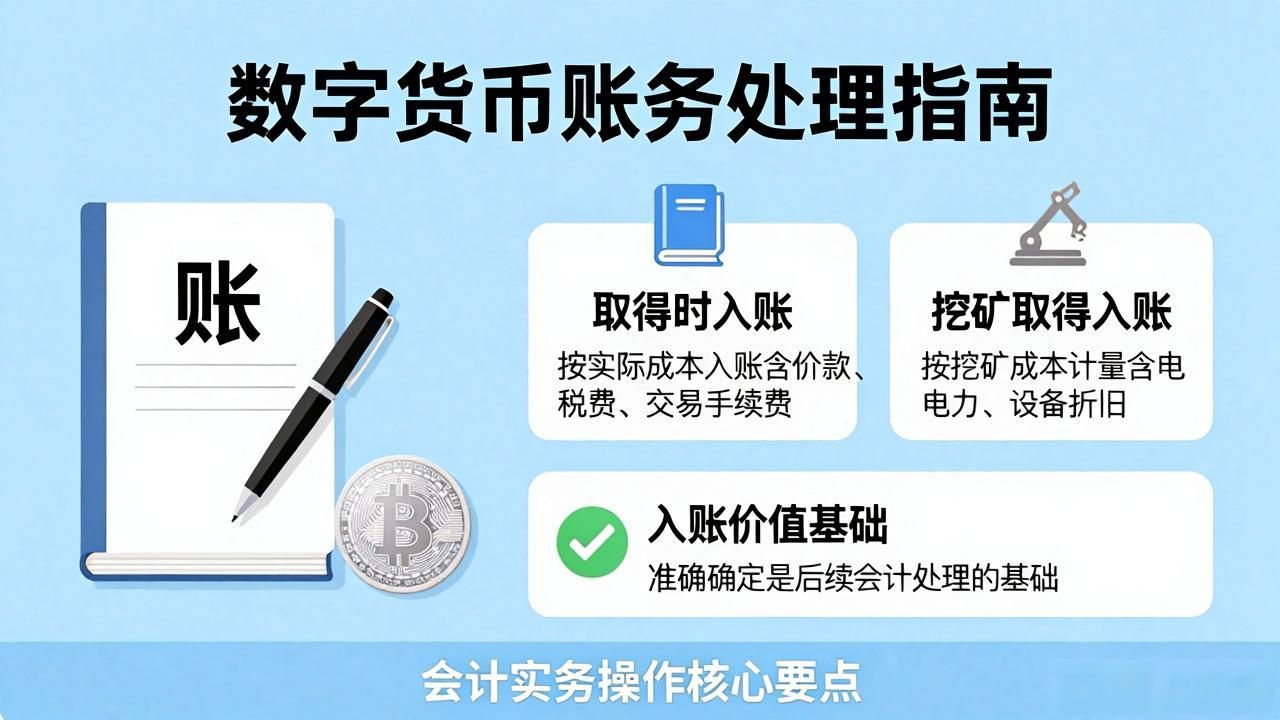 数字货币账务处理怎么做？会计实务操作指南
