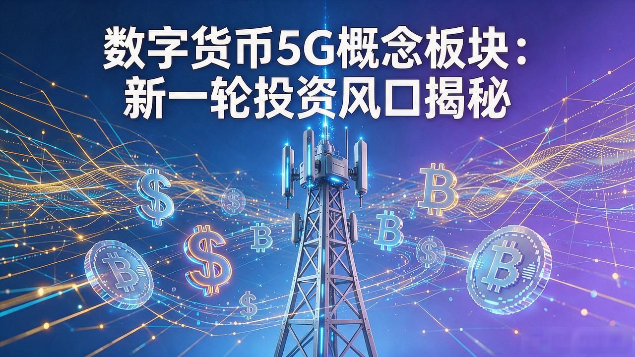 数字货币5G融合_数字货币5g概念板块_央行数字货币5G应用