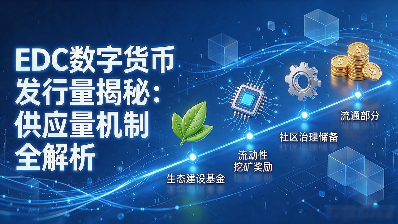 EDC数字货币发行量揭秘：供应量机制全解析