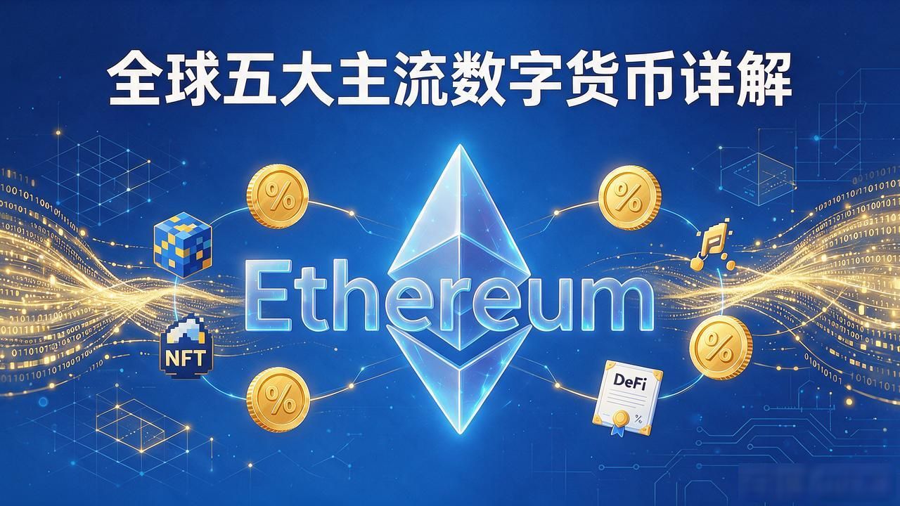 全球五大主流数字货币详解