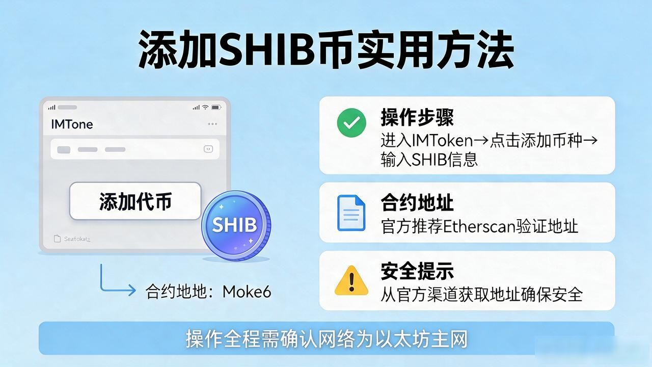 IMToken能不能用？教你添加SHIB币的实用方法