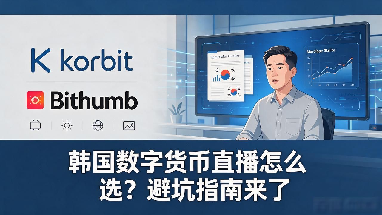 韩国数字货币直播怎么选？避坑指南来了