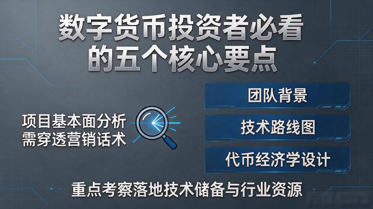 数字货币投资者必看的五个核心要点