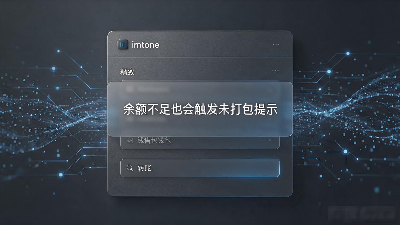 imtoken转账未打包怎么办？排查原因+解决方法