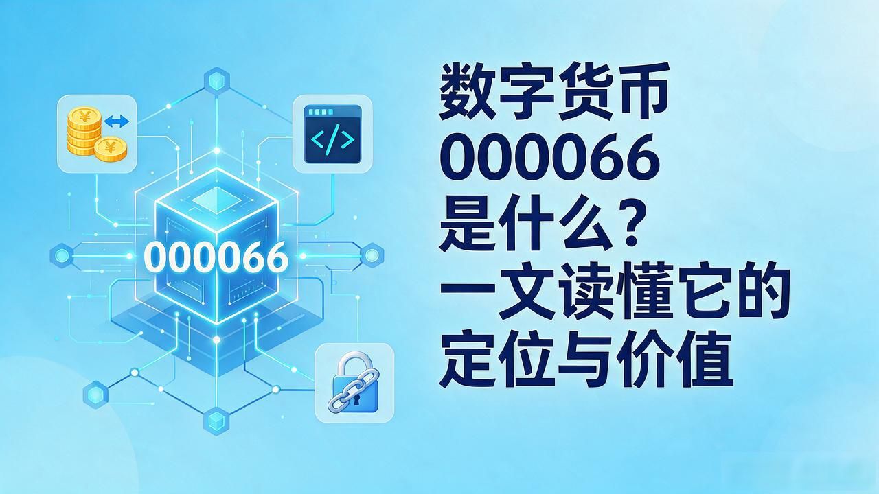 数字货币000066是什么？一文读懂它的定位与价值